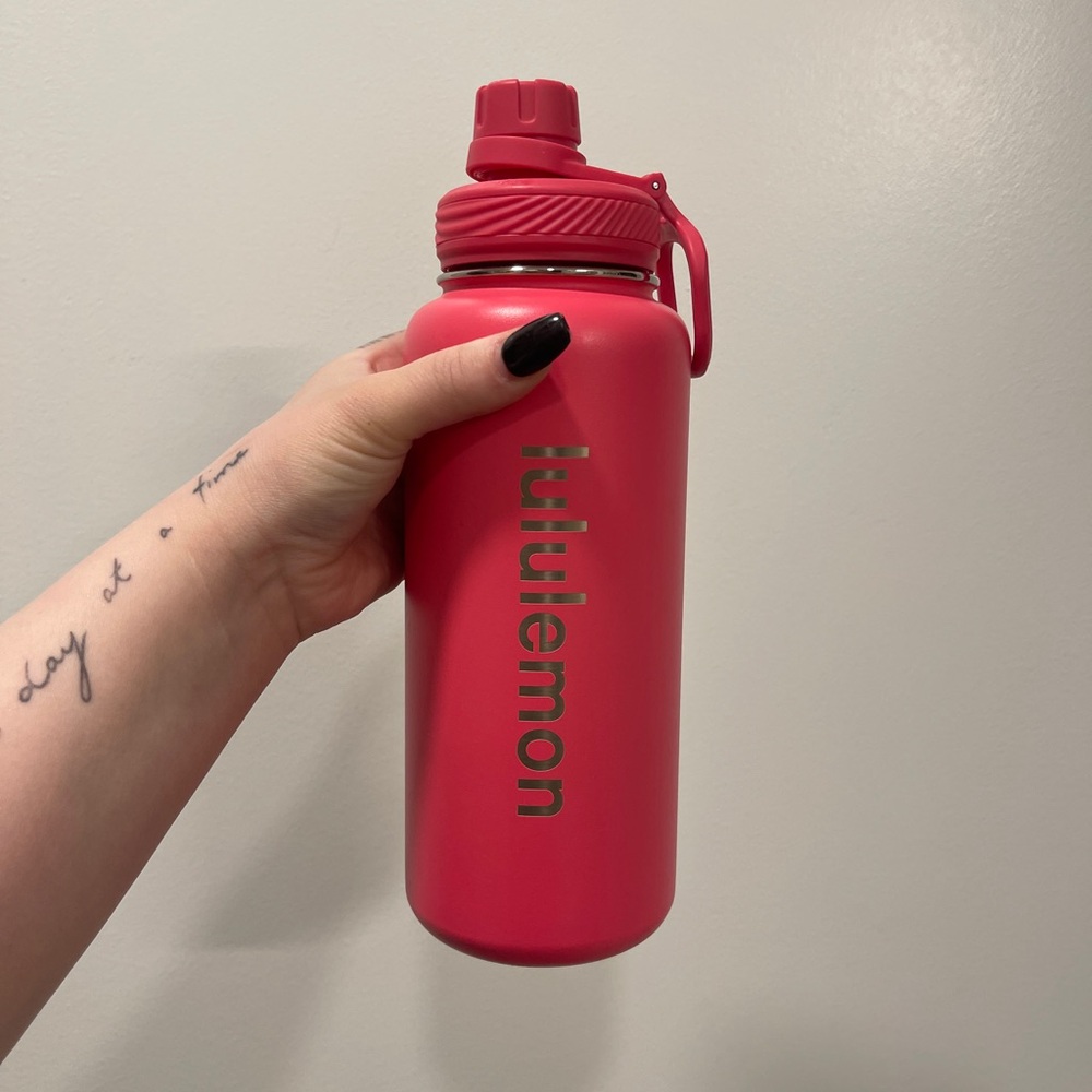 Lululemon Pink Water Bottle